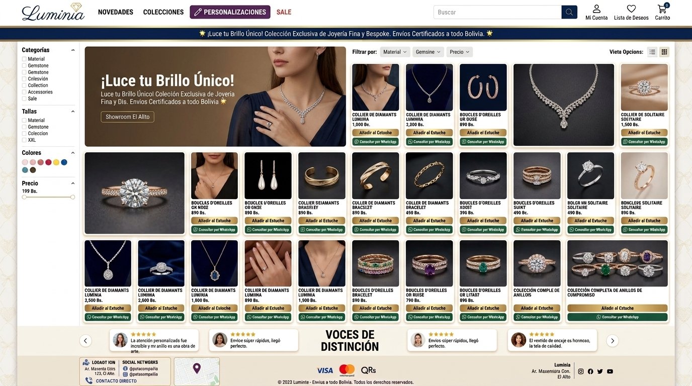 Sitio Web de Joyería